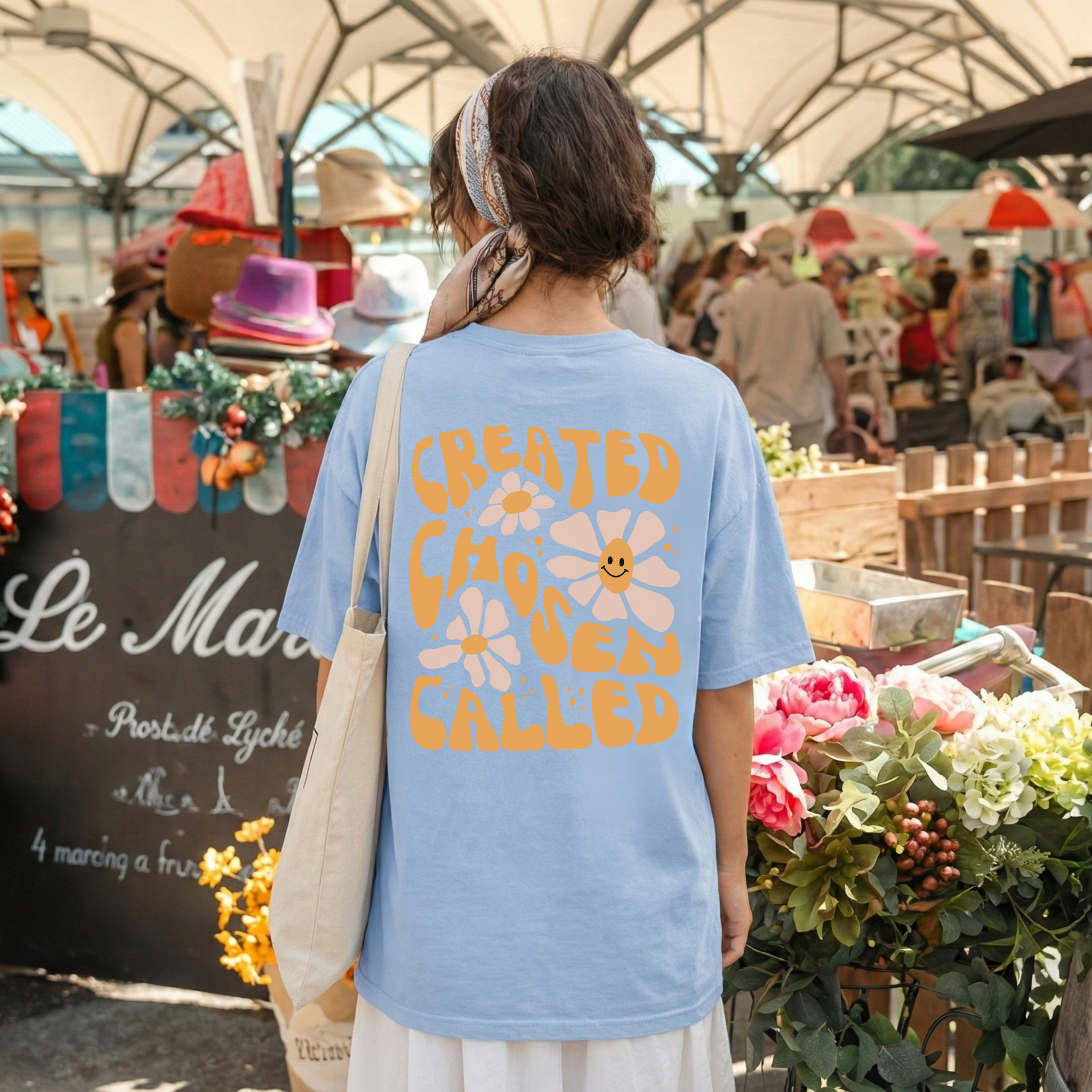Created Chosen Called Graphic T-Shirt | Faith-Based Christian Tee