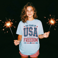 250 Years of USA Freedom 1776–2026 Graphic Tee – Patriotic America Shirt