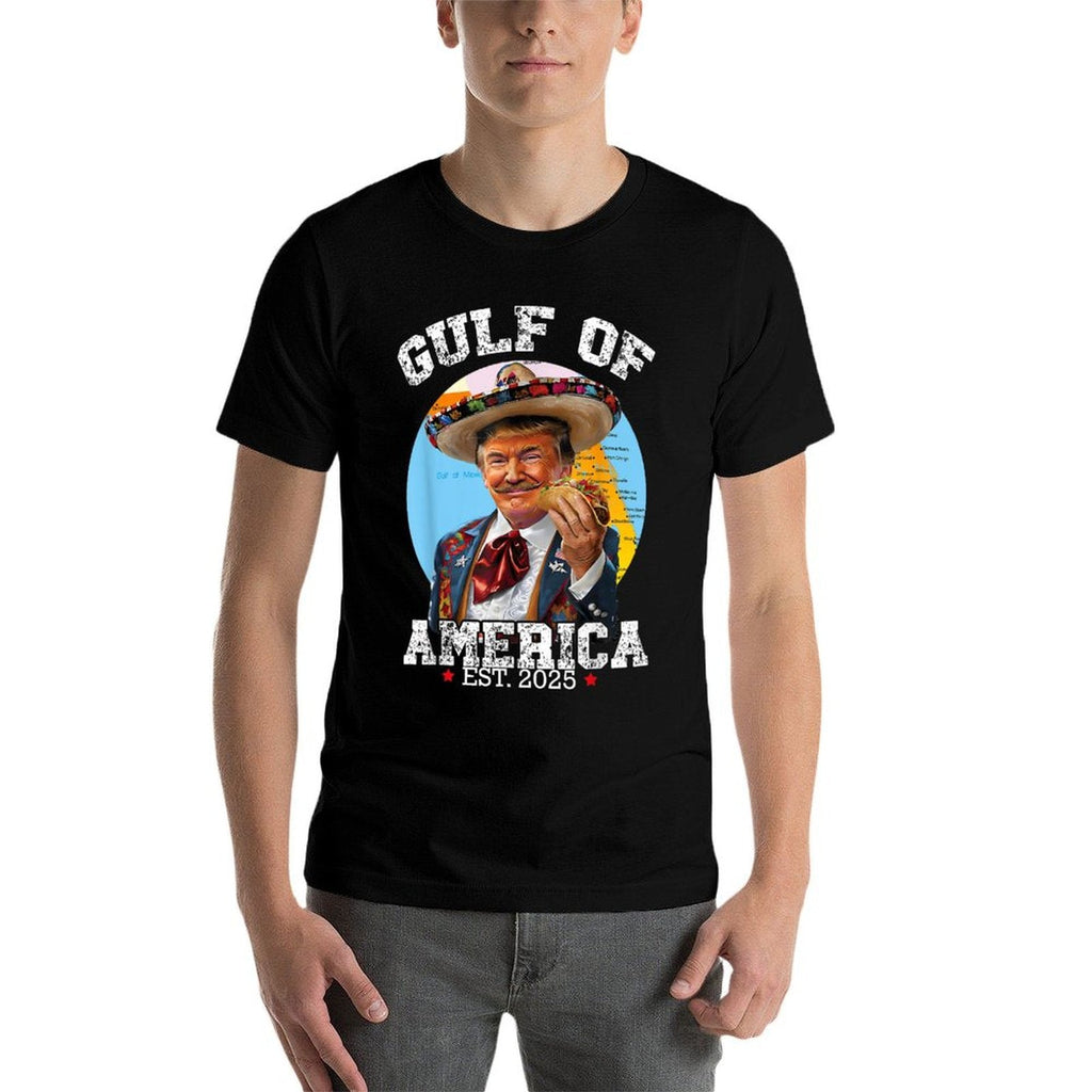 Funny Trump Gulf Of Us America 2025 Trump Easy-care T-Shirt