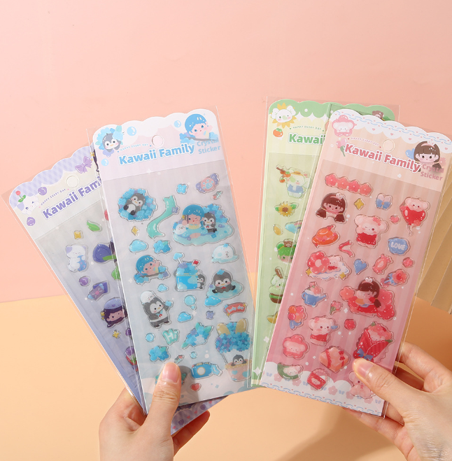 Cartoon Crystal Sticker-Daily Life Series-Mixed Color-1