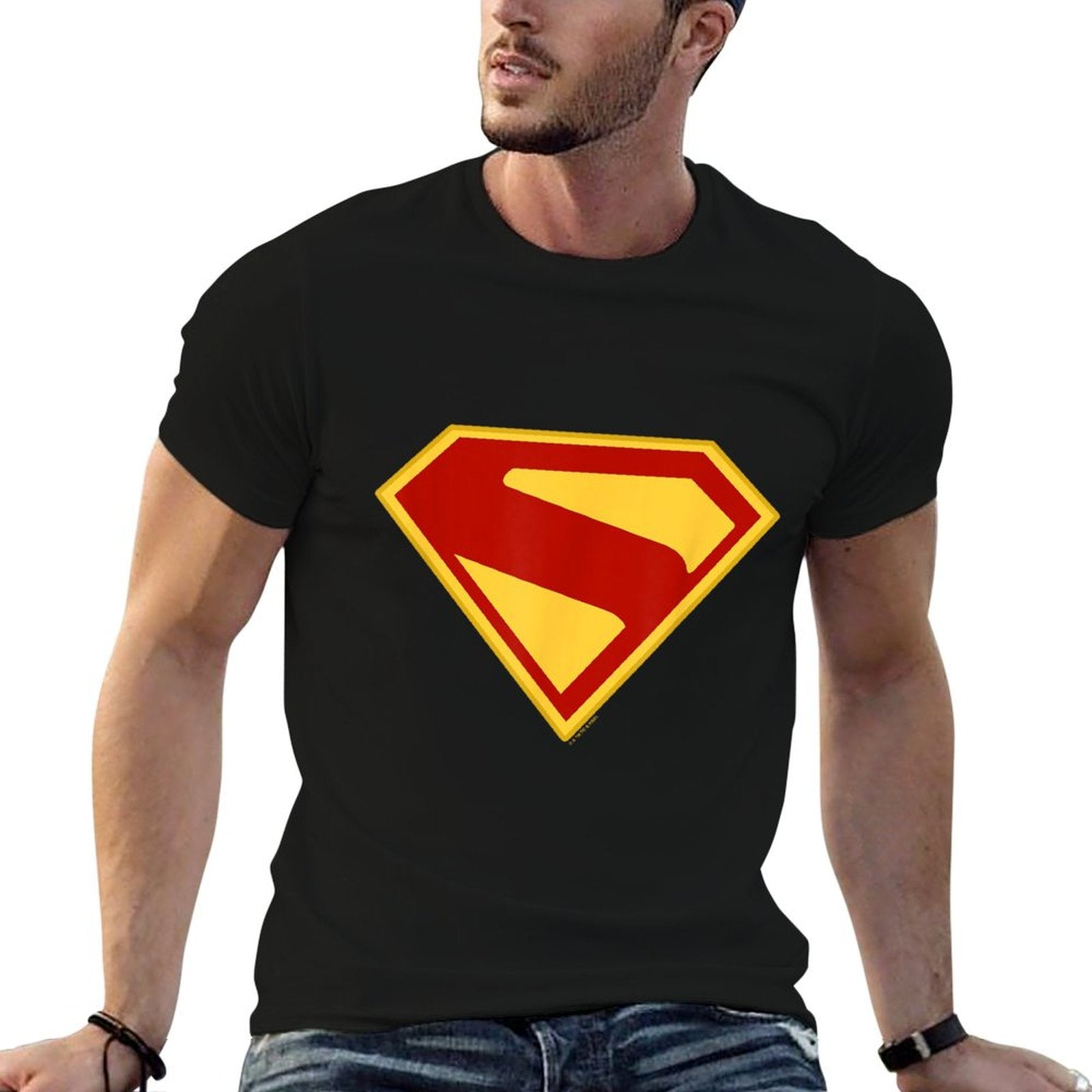 SUPERMAN (2025 Movie) S-Shield Slim-fit Cut T-Shirt