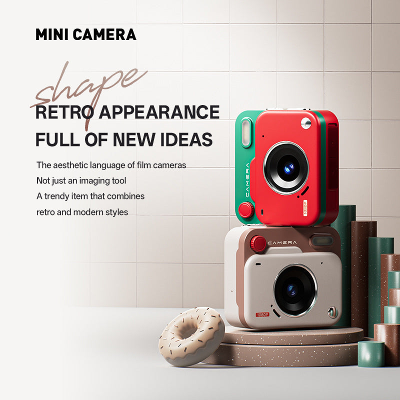 CCD Retro Mini Digital Camera For Students With High-definition Campus Photography
