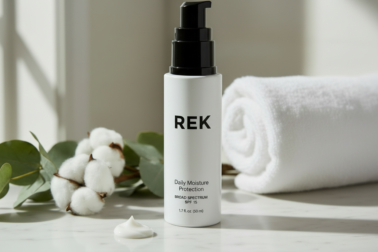 Daily Moisture Protection – Hydrating SPF Moisturizer | REK Cosmetics