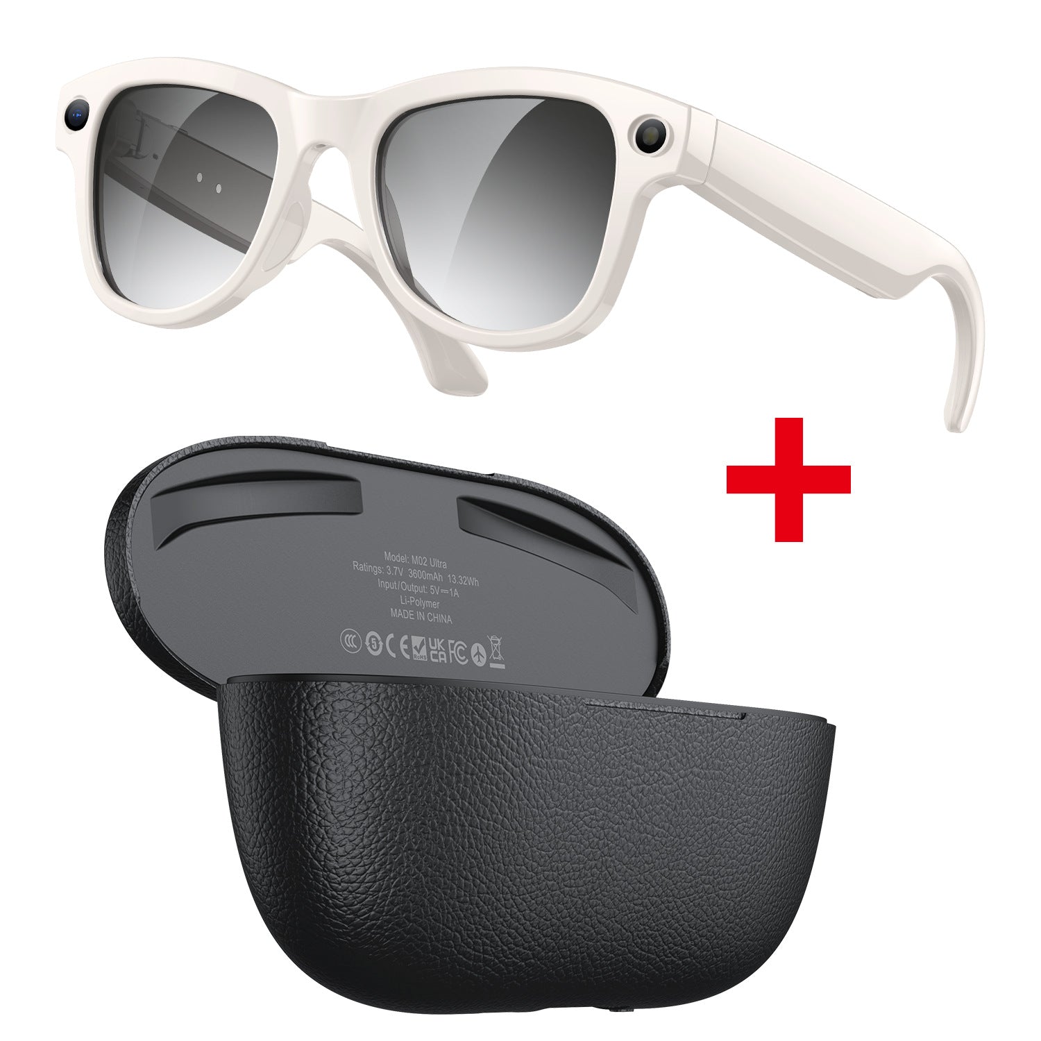 AI-powered Glasses With Image Recognition, 8-megapixel Resolution, And Wi-Fi Transmission