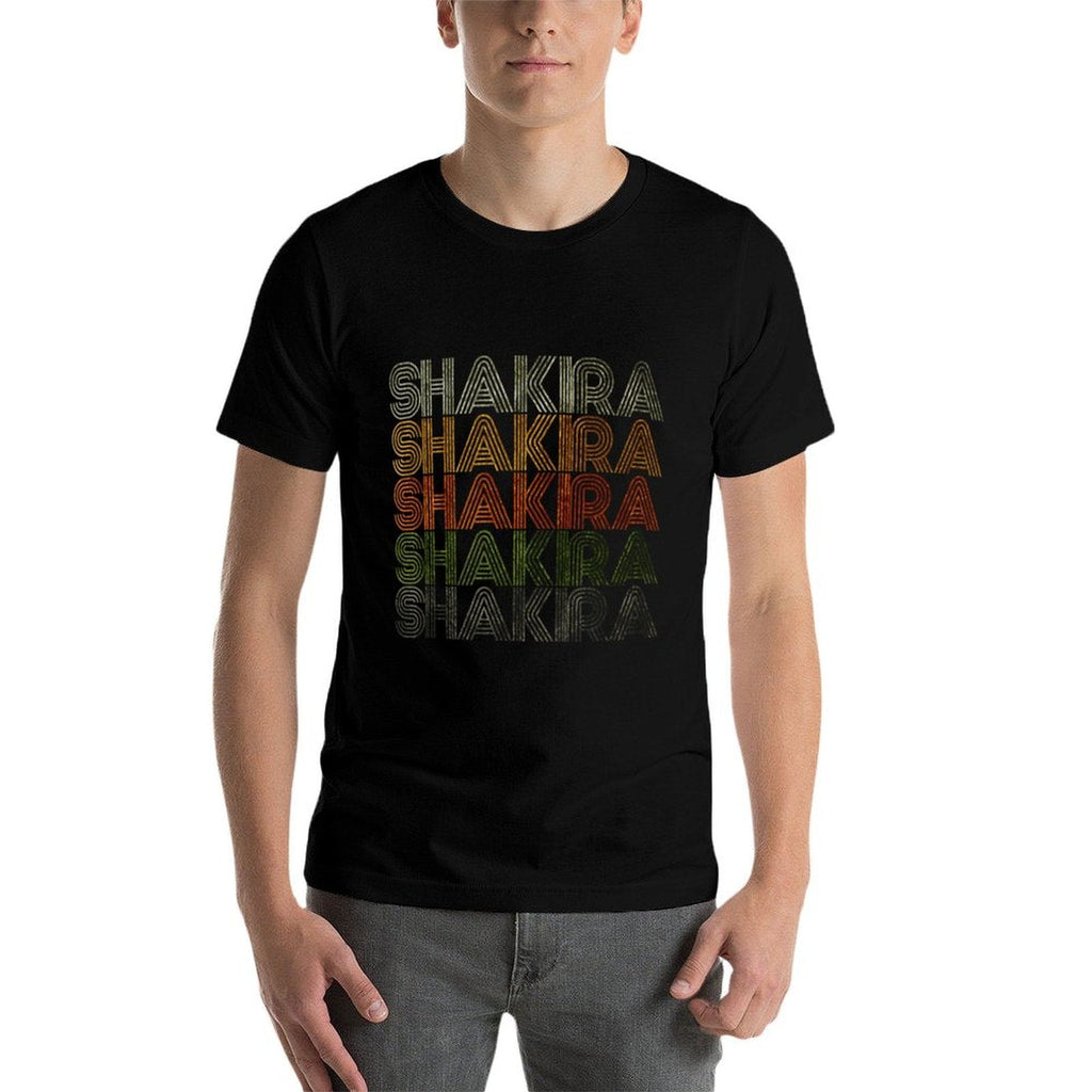 Love Heart Shakira GrungeVintage Style Black Shakira Soft T-Shirt