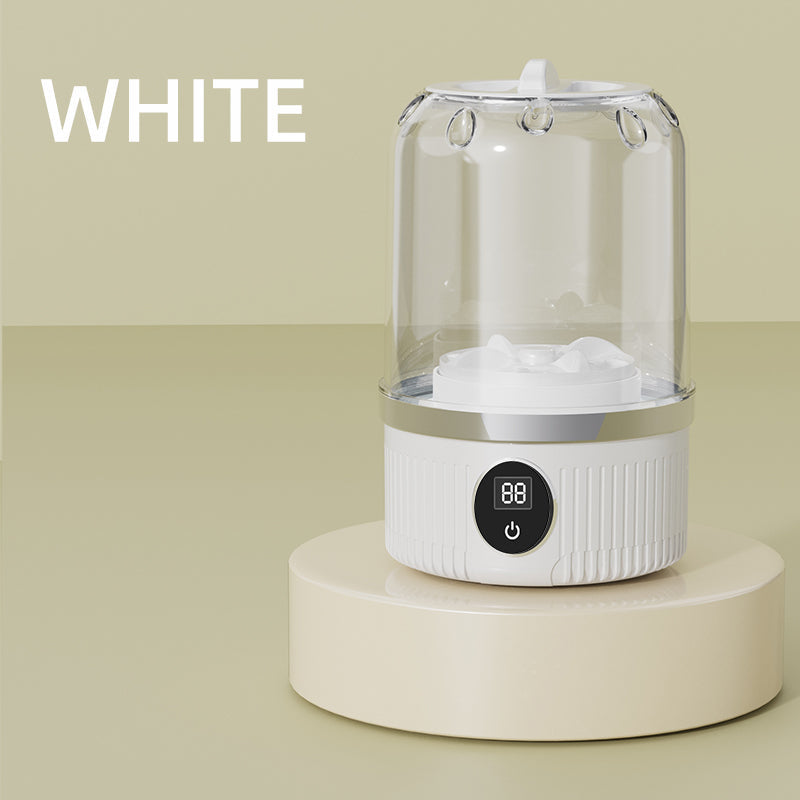 MINI WASHER PORTABLE Wireless Non Electric Automatic Laundry Cup, Compact Personal Laundry For Underwear Socks, Travel Camping Dorm