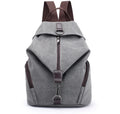 College Style Canvas Backpack and Tote Bag