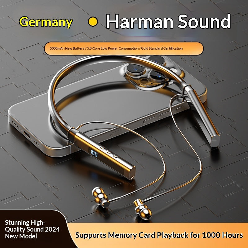 New In-ear Neckband Bluetooth Earbuds With Ultra-long Battery Life
