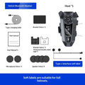 Motorcycle Helmet With Bluetooth Earphones And Water Resistance