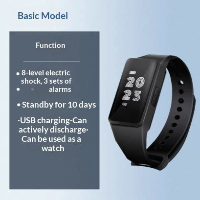 Alarm Clock Intelligent Electric Shock Bracelet Mute