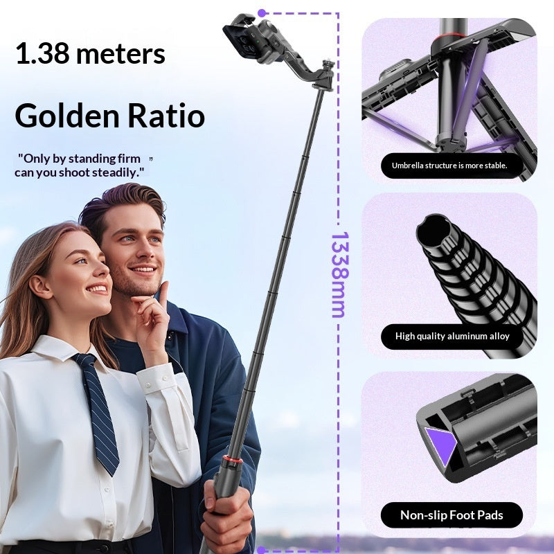 C22 Smartphone Single-Axis Stabilizer With Intelligent AI Face Tracking And Handheld Design