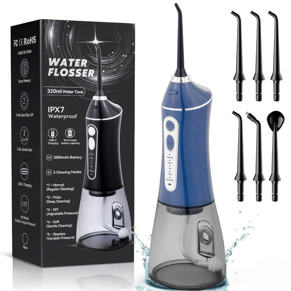 Portable Handheld Smart Electric Water Flosser For Deep Cleaning And Oral Care