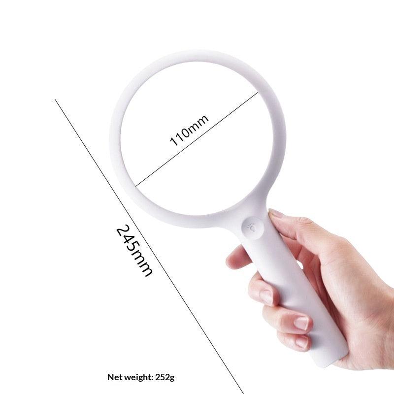 3-Speed Adjustable USB-Charging 20-LED Reading Magnifier