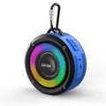 Round Waterproof Bluetooth Speakerportable Outdoor WTS Player With Dazzling RGB Lighting