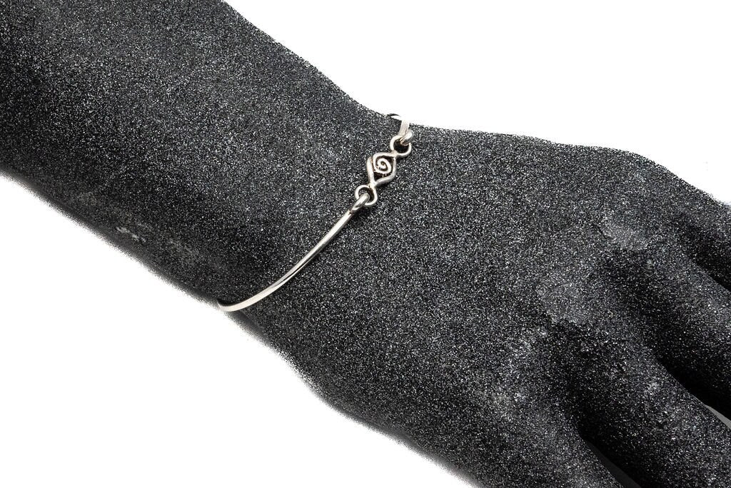 “Eye See” Sterling Silver Evil Eye Protection Bracelet