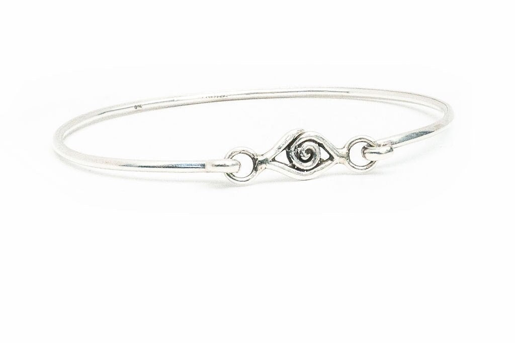 “Eye See” Sterling Silver Evil Eye Protection Bracelet