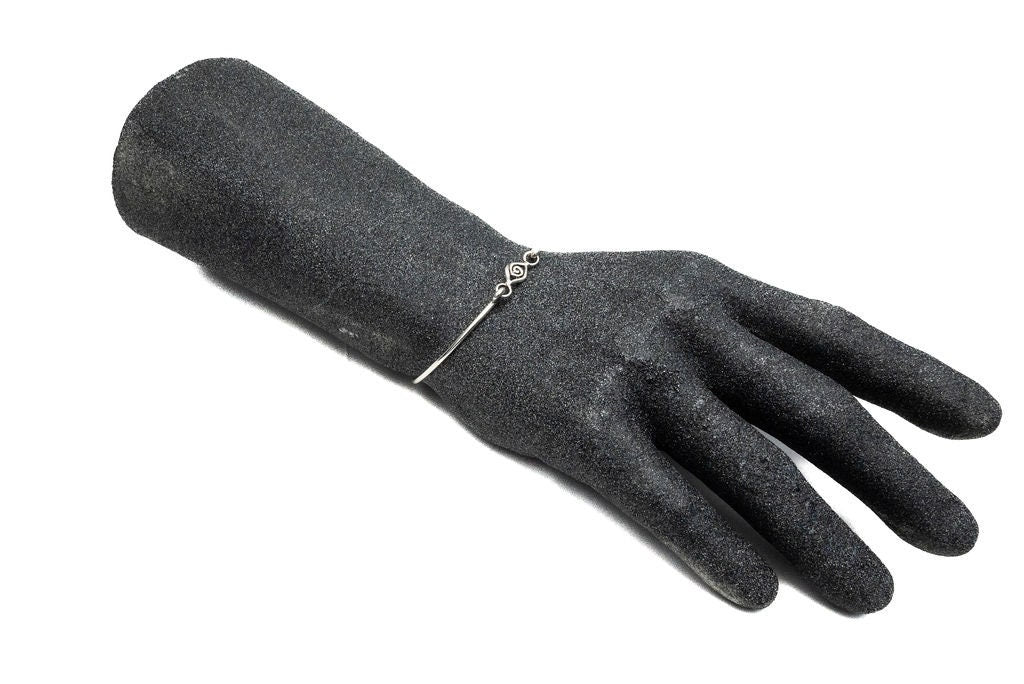 “Eye See” Sterling Silver Evil Eye Protection Bracelet