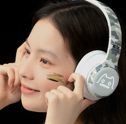 Devil Owl Over-Ear Bluetooth Headphones Noise Cancelling Wireless