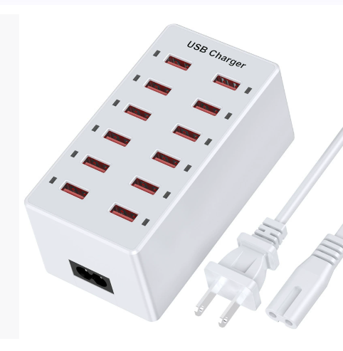 10-port 60W Multi-USB Charger
