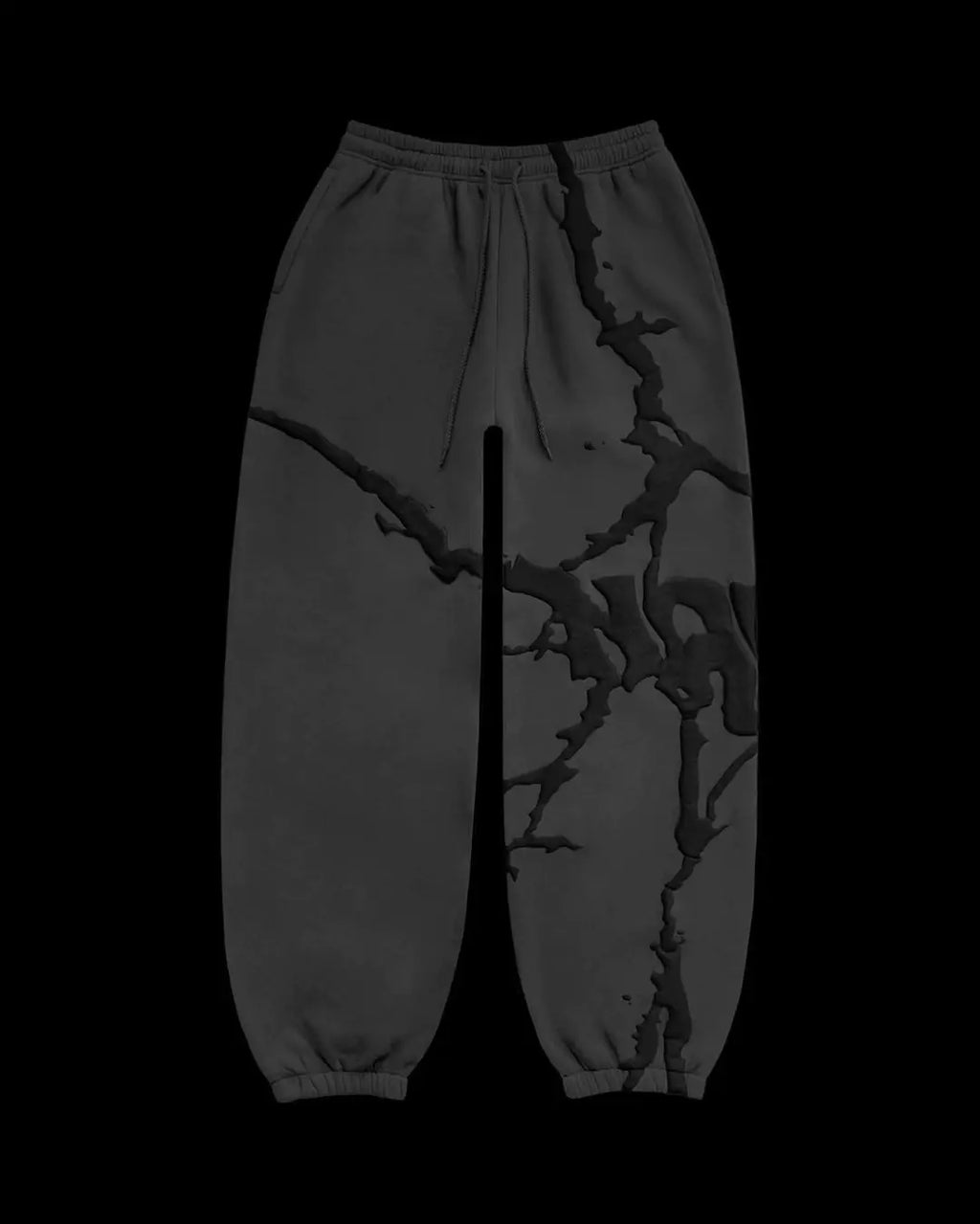 Plus Size Hooded Sweatshirt Set with Foam Print (3 Colors)