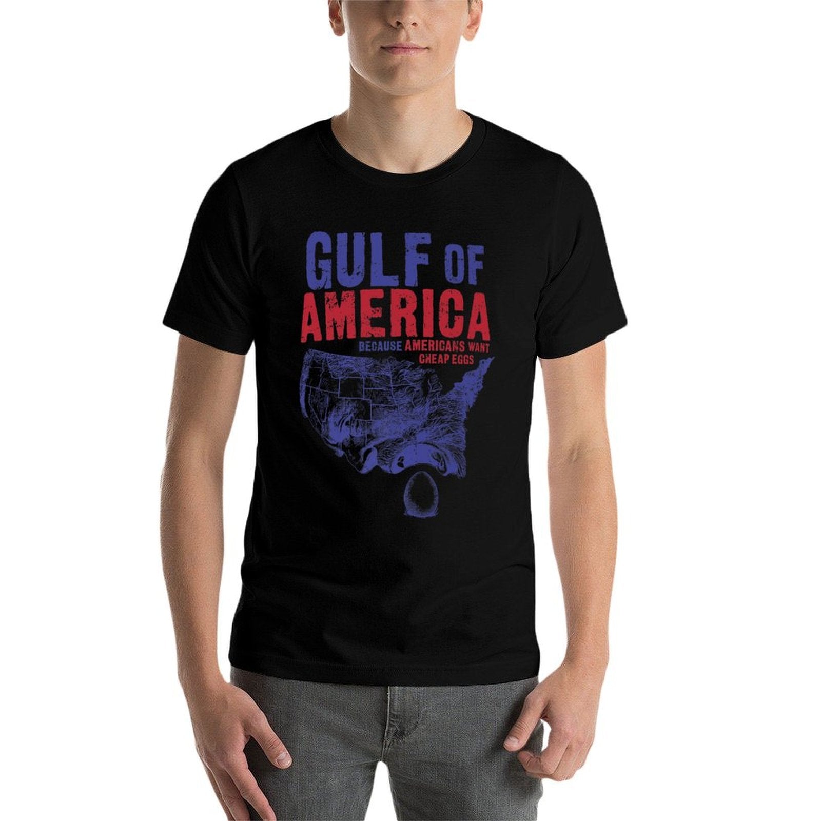 Gulf of US America Sarcastic Premium Eco-friendly Material T-Shirt
