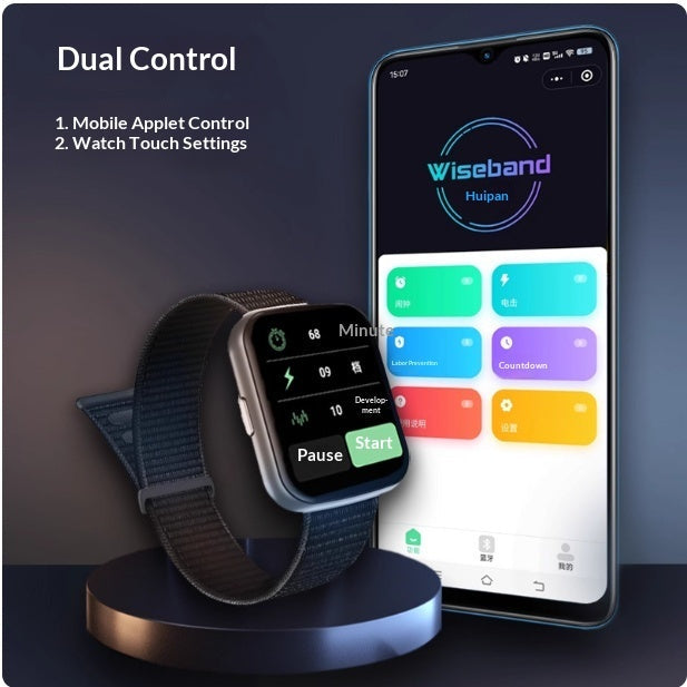 Electric Shock Watch Alarm Clock Silent And Anti-fatigue And Procrastination
