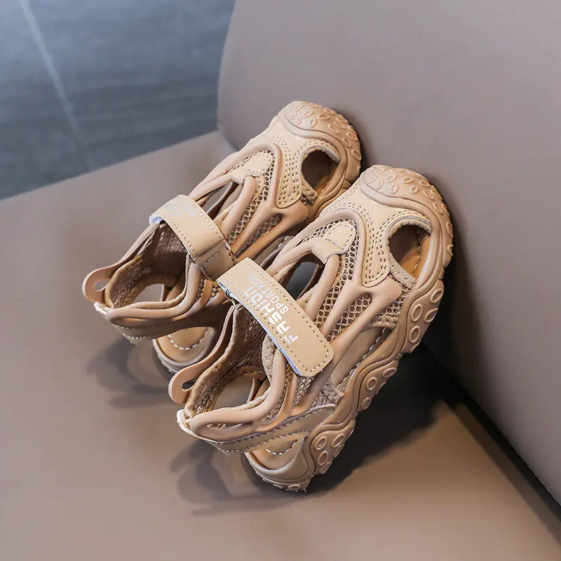 Children's Soft Bottom Summer Semi-Sandals for Boys
