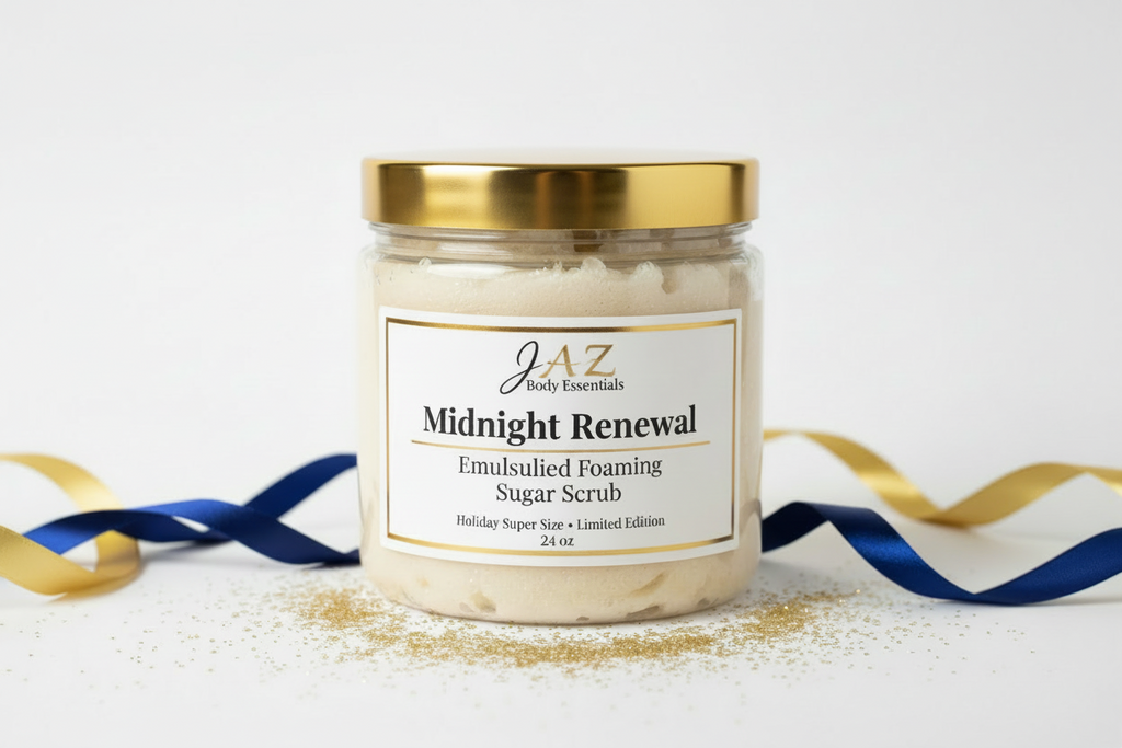 Midnight Renewal Emulsified Foaming Sugar Scrub – Holiday Super Size (24 oz)