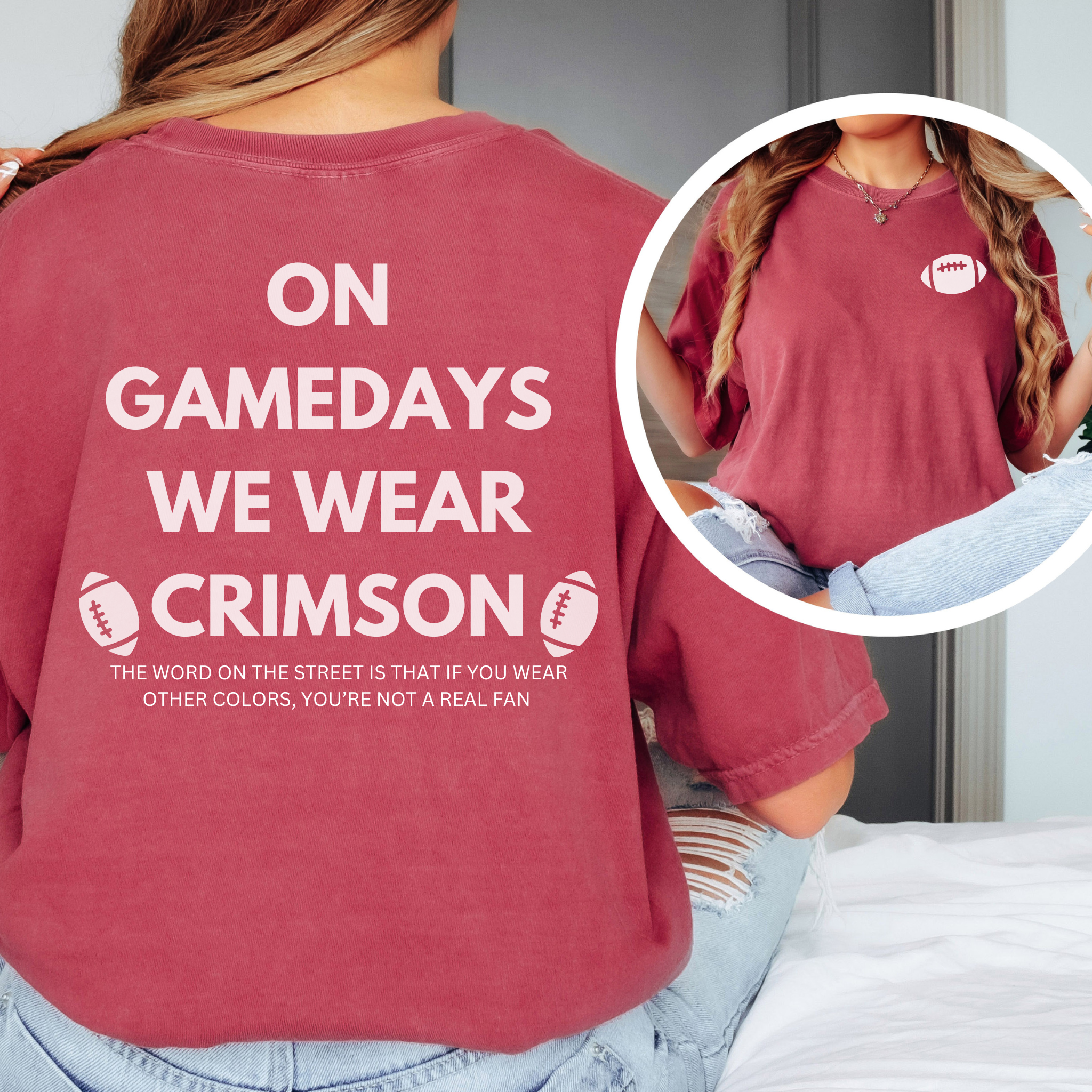On Game Days Spirit Tee Shirt