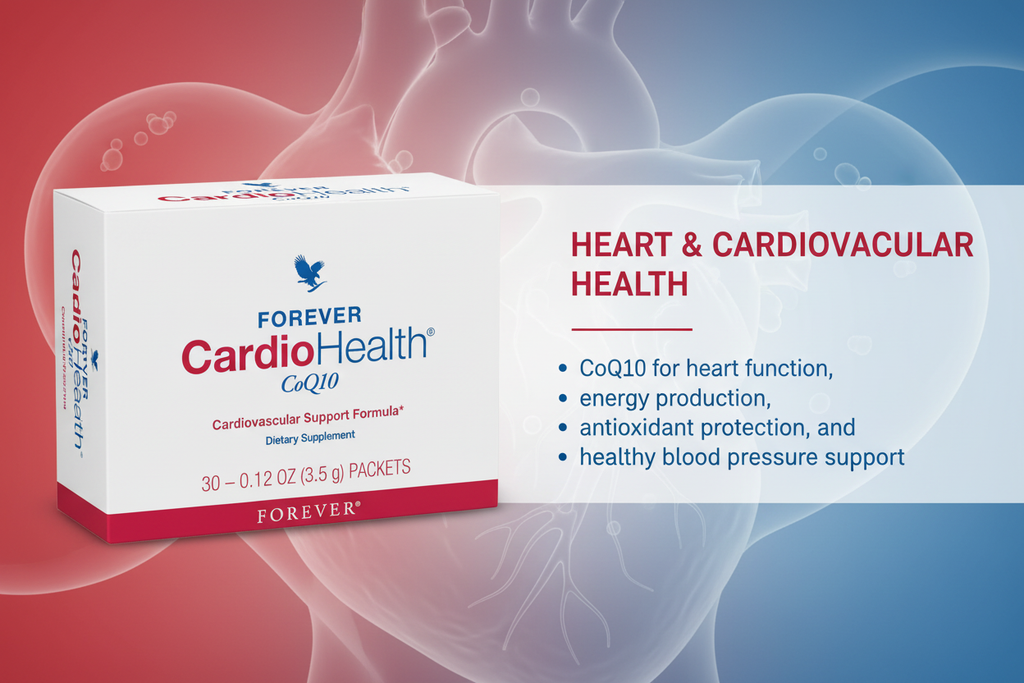 Forever CardioHealth with CoQ10 - Heart Health B Vitamin Complex