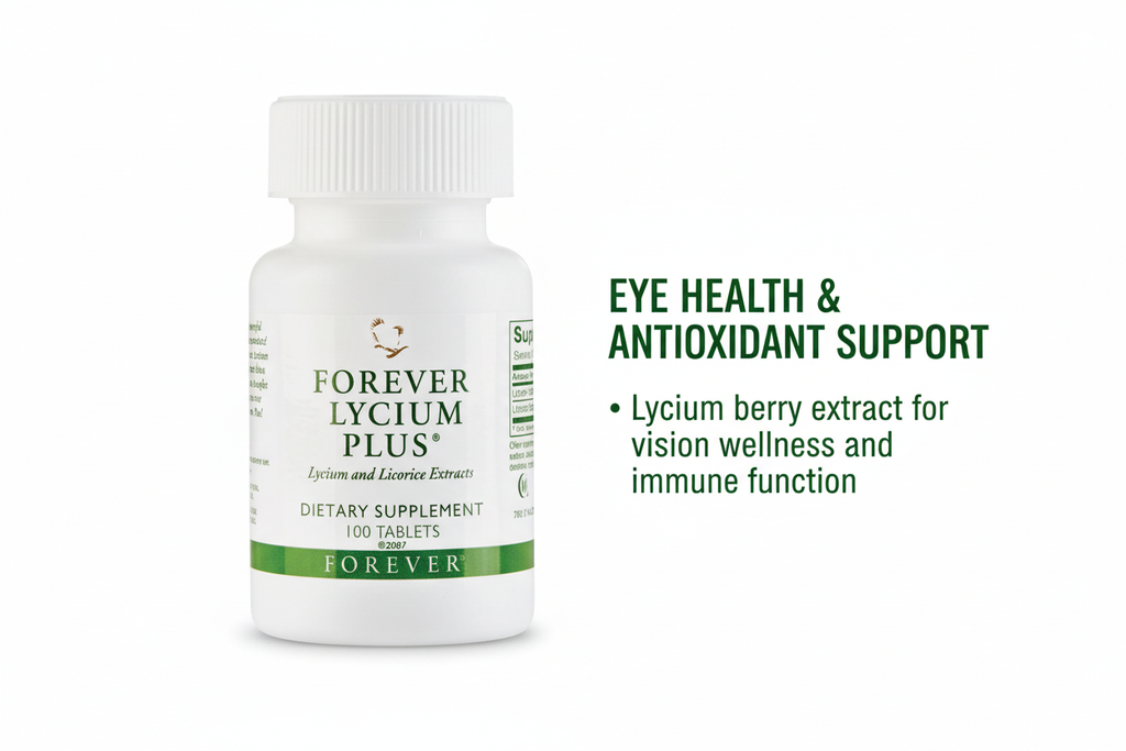 Forever Lycium Plus® combines goji berries with licorice extract antioxidant formula rooted in traditional Chinese wellness practices.