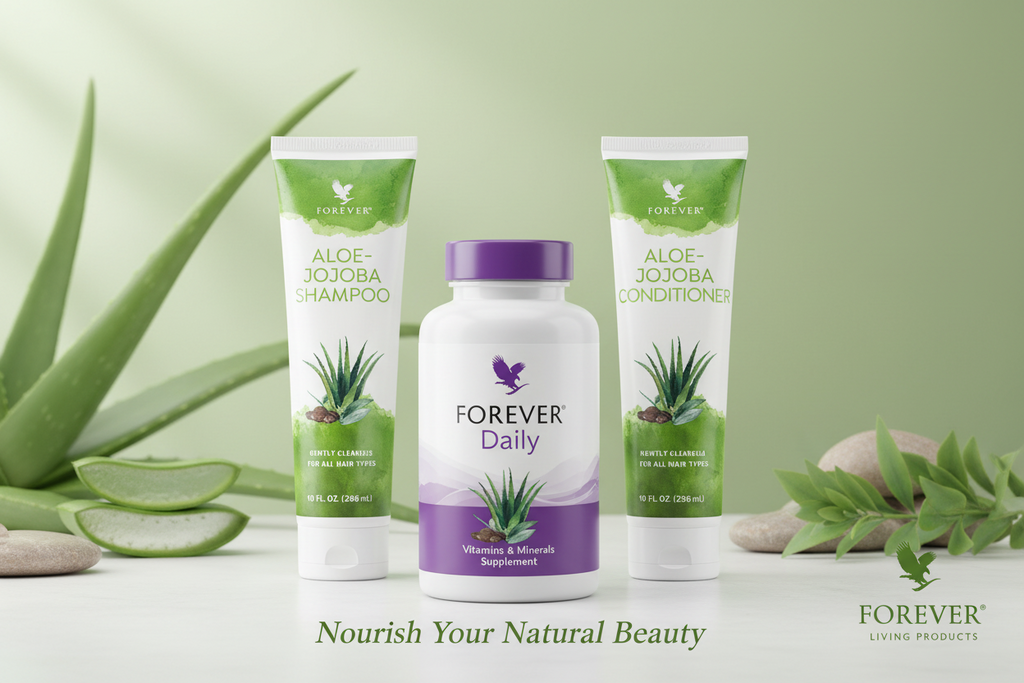 forever living natural based product for hair loose