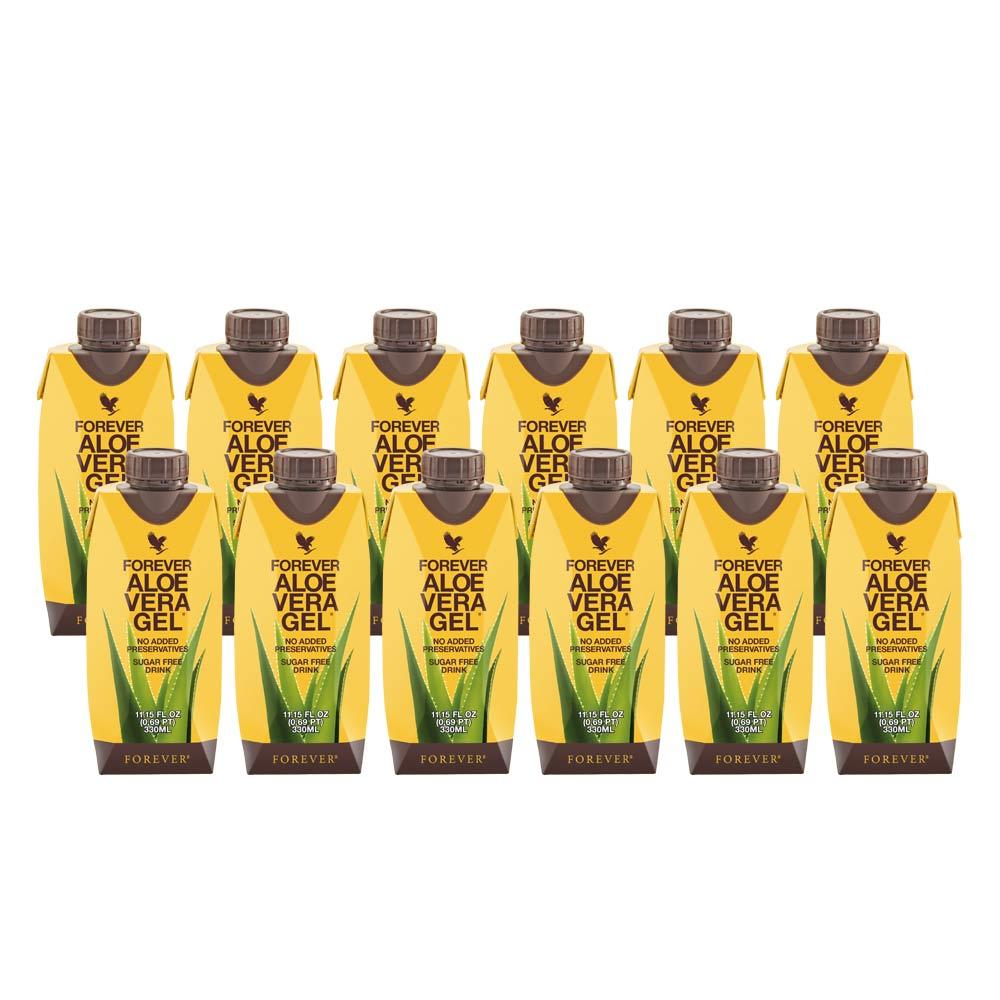 Forever™ Aloe Vera Gel Minis | Pure Aloe Vera Gel Drink — 12 Pack
