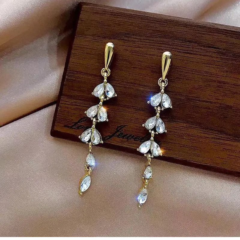 Korean Style 925 Silver Wheat Ear Studs