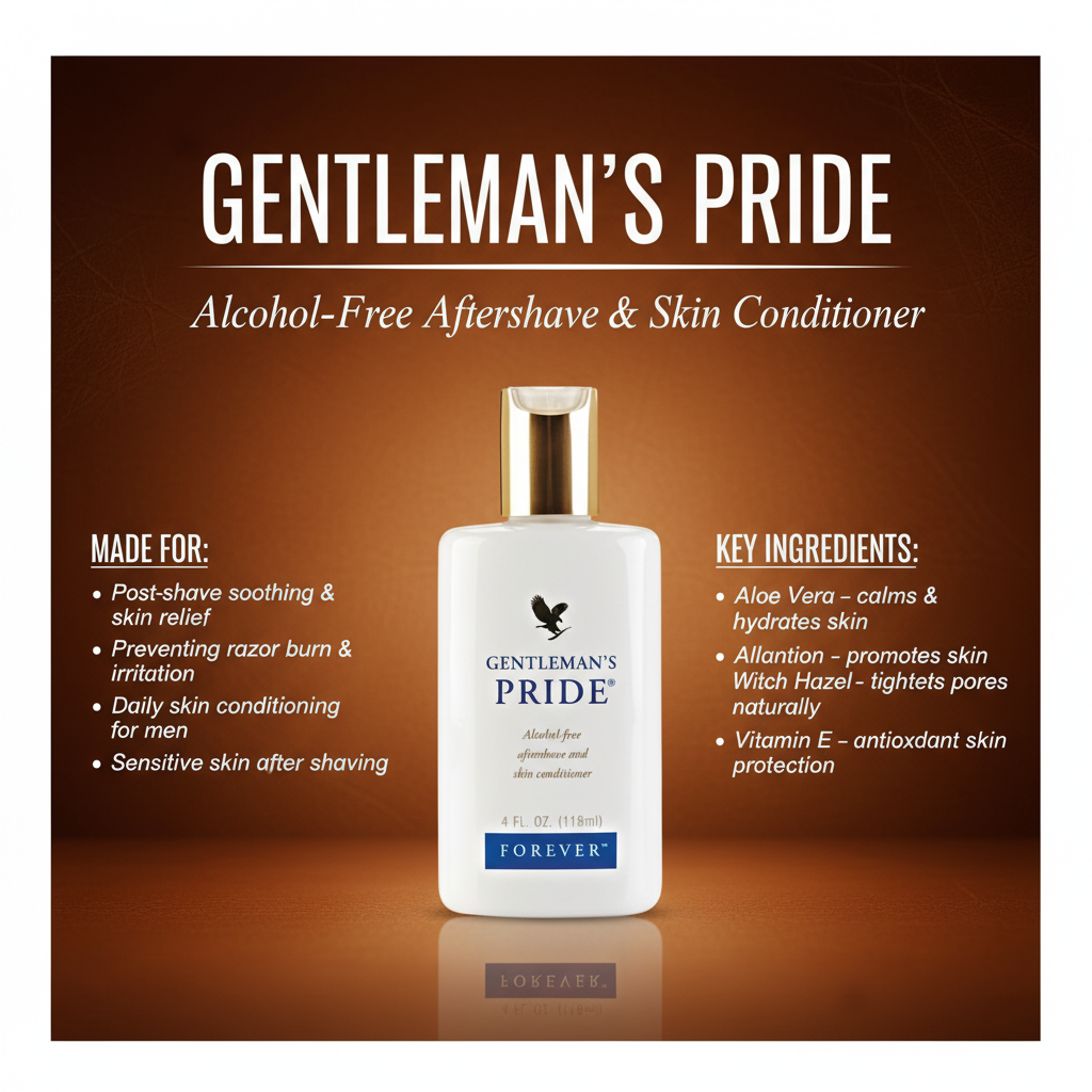 This aloe powered aftershave is a super hydrating moisturizer for your face and neck. It's also alcohol-free and features an exclusive blend of ingredients that provides a cooling sensation with a clean and classically sophisticated masculine scent