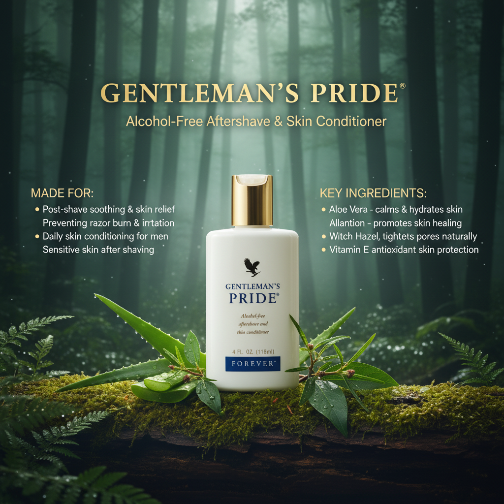This aloe powered aftershave is a super hydrating moisturizer for your face and neck. It's also alcohol-free and features an exclusive blend of ingredients that provides a cooling sensation with a clean and classically sophisticated masculine scent