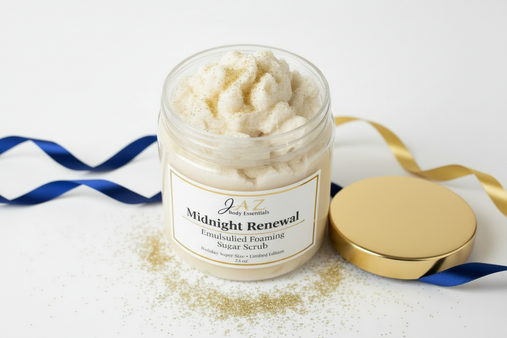 Midnight Renewal Emulsified Foaming Sugar Scrub – Holiday Super Size (24 oz)