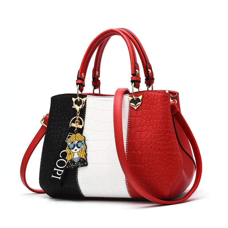 Women's Large Capacity PU Leather Shoulder Bag