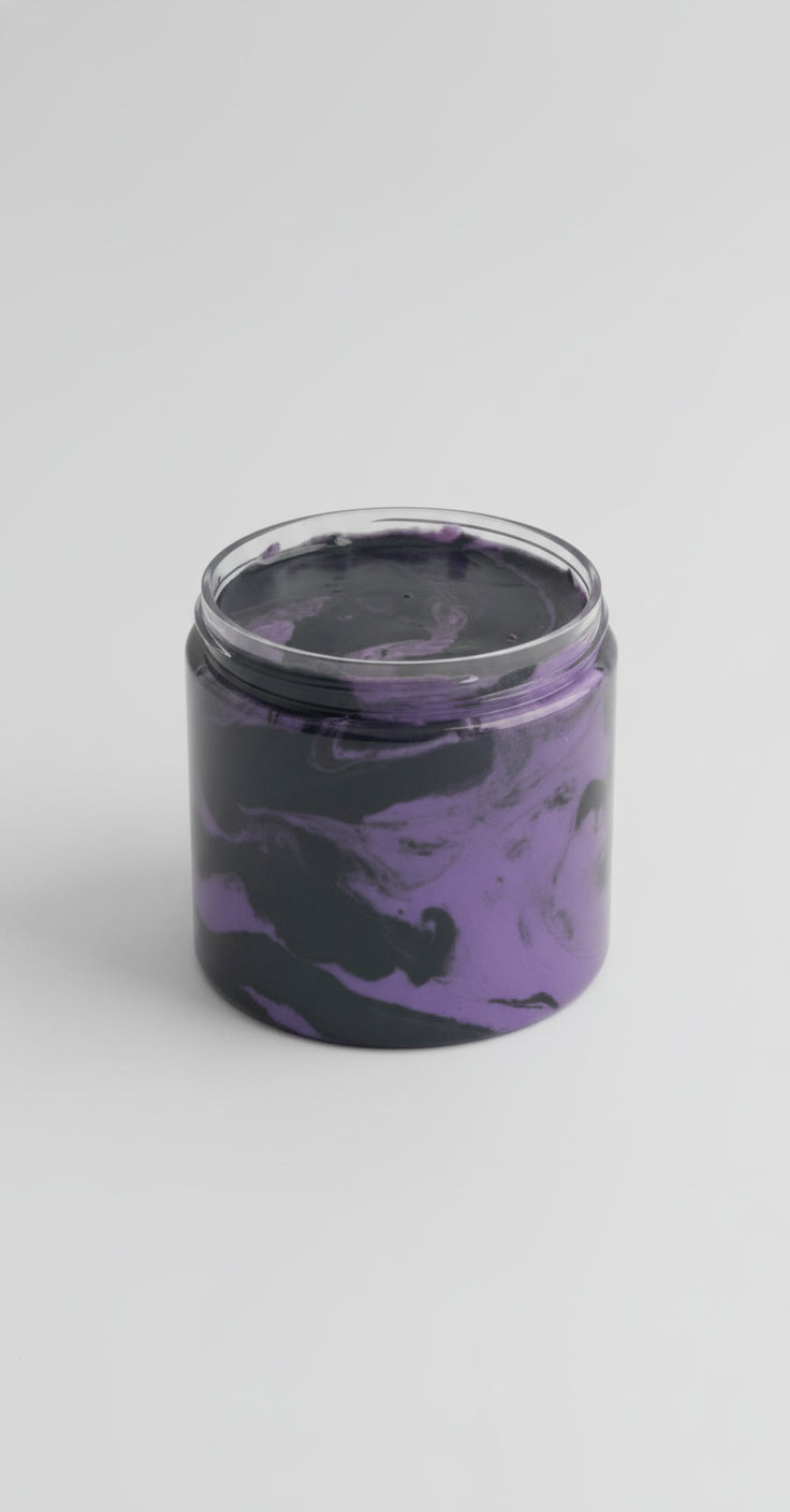 Black Amethyst Whipped Soap with Exfoliant