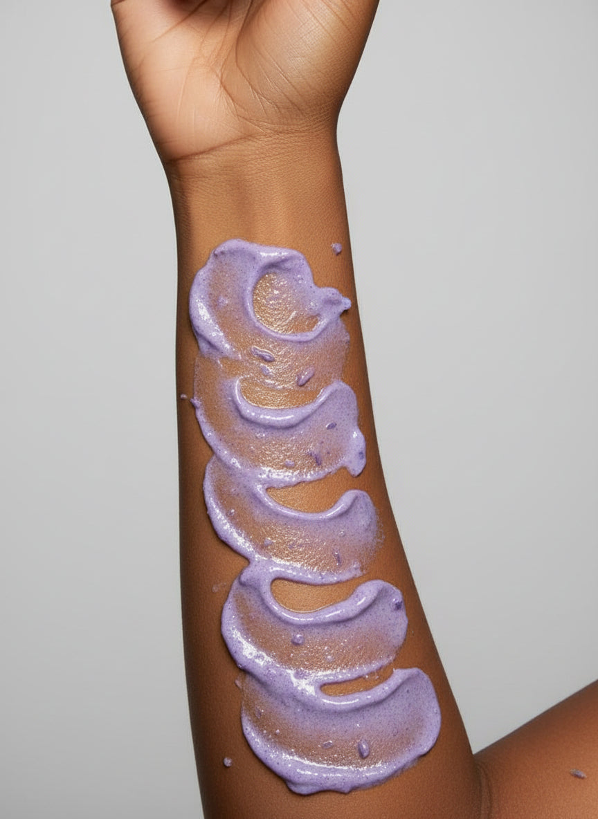 Black Amethyst Whipped Soap with Exfoliant