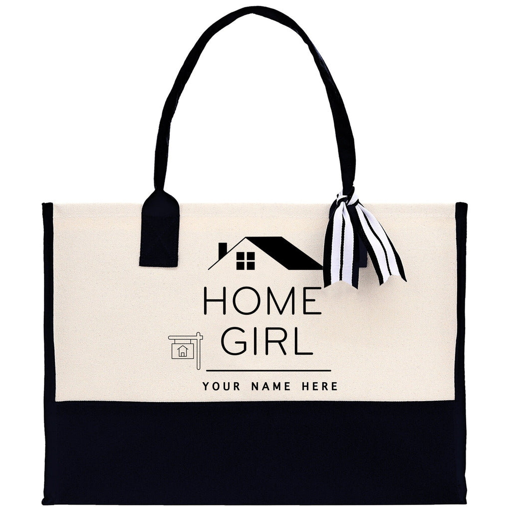 Realtor Tote Bag Personalized Business Tote Bag Custom Real Estate Agent Gift Bulk Business Logo Realtor Swag Real Estate Tote Bag