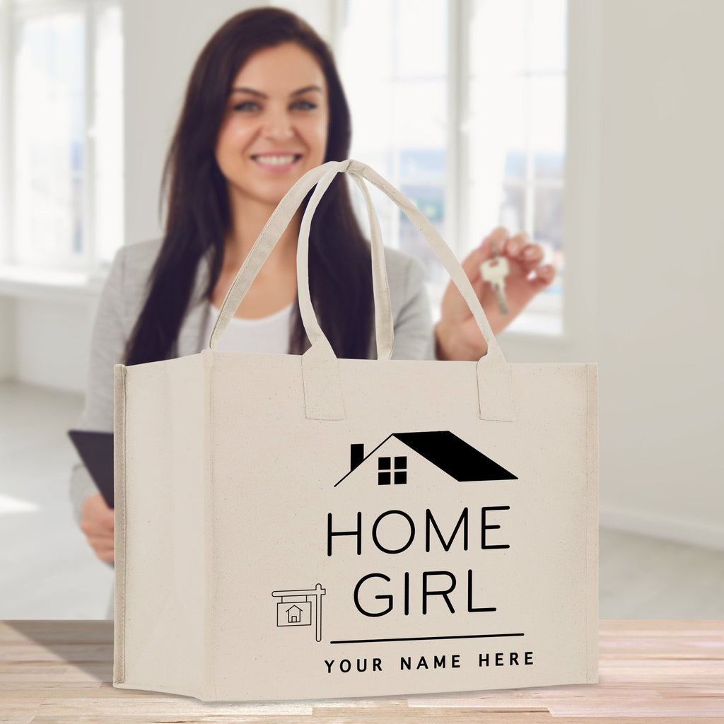 Realtor Tote Bag Personalized Business Tote Bag Custom Real Estate Agent Gift Bulk Business Logo Realtor Swag Real Estate Tote Bag
