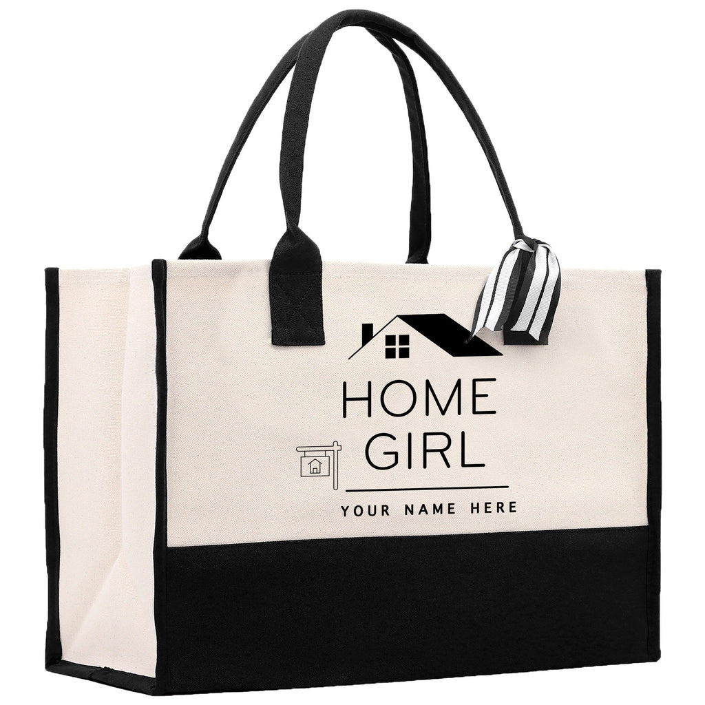 Realtor Tote Bag Personalized Business Tote Bag Custom Real Estate Agent Gift Bulk Business Logo Realtor Swag Real Estate Tote Bag