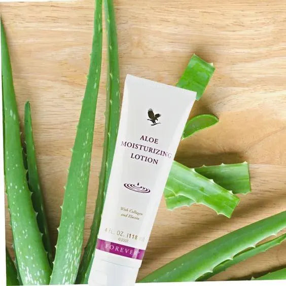 Forever Aloe Moisturizing Lotion - Natural Hydrating Body & Face Cream