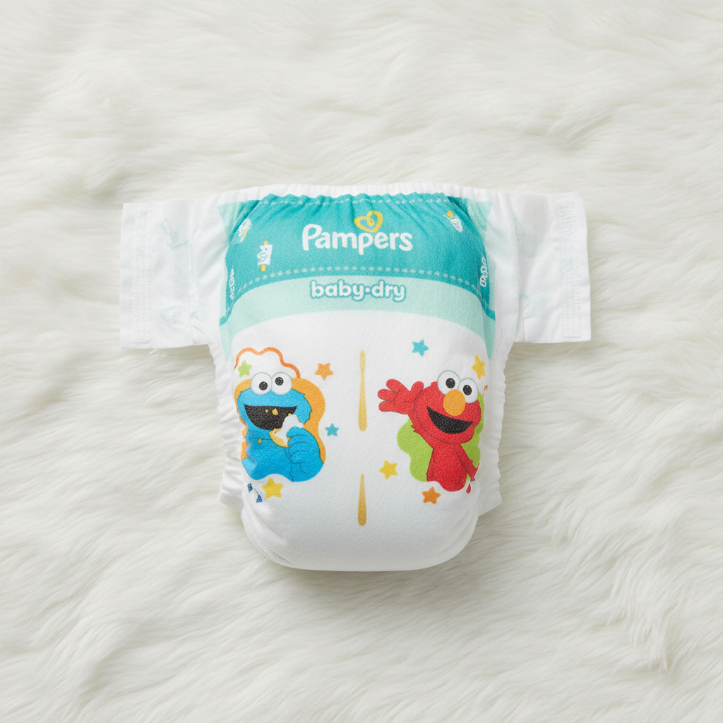Pampers Baby Dry Diapers Size 1, 120 Count