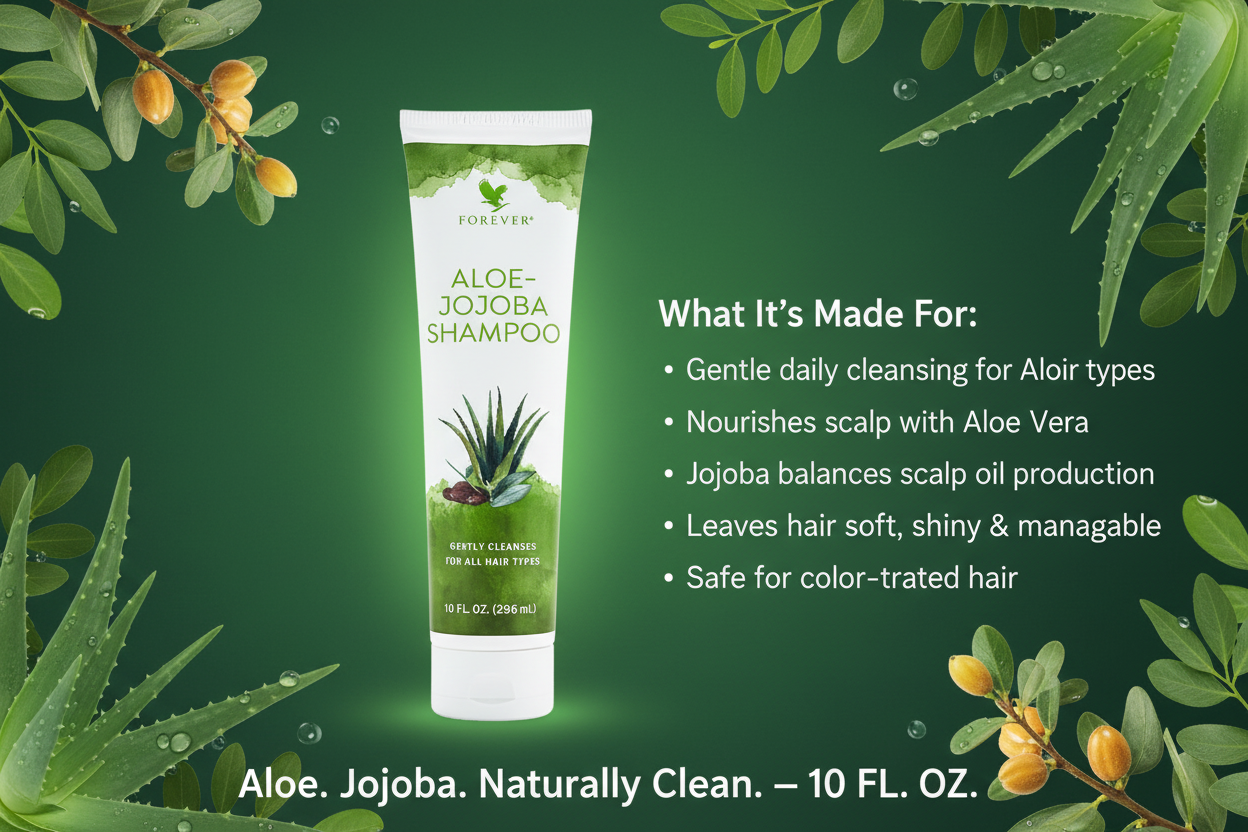 Forever™ Aloe-Jojoba Shampoo | Gentle Daily Shampoo for All Hair Types