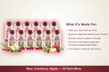 Forever™ Aloe Berry Nectar Minis | Cranberry-Apple Aloe Vera Gel Drink — 12 Pack