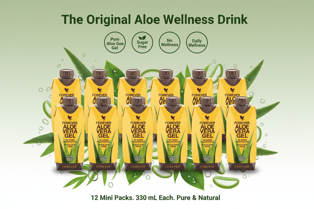 Forever™ Aloe Vera Gel Minis | Pure Aloe Vera Gel Drink — 12 Pack