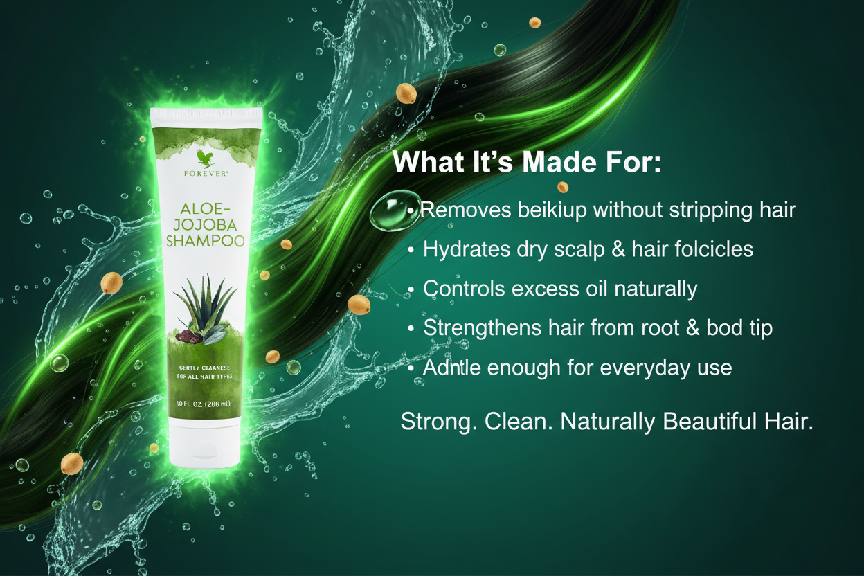 Forever™ Aloe-Jojoba Shampoo | Gentle Daily Shampoo for All Hair Types