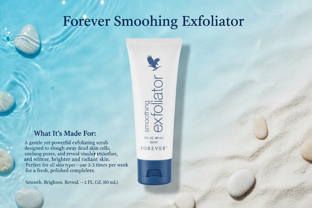 Forever™ Smoothing Exfoliator | Gentle Aloe-Based Face Scrub